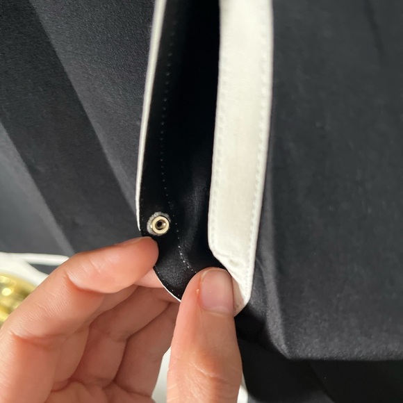 Alexander Wang 100 Percent Silk Black w/White trims Long sleeveless Top - Picture 10 of 13